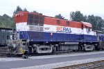 BC Rail RS18C BCOL #609 with slug switch yard.